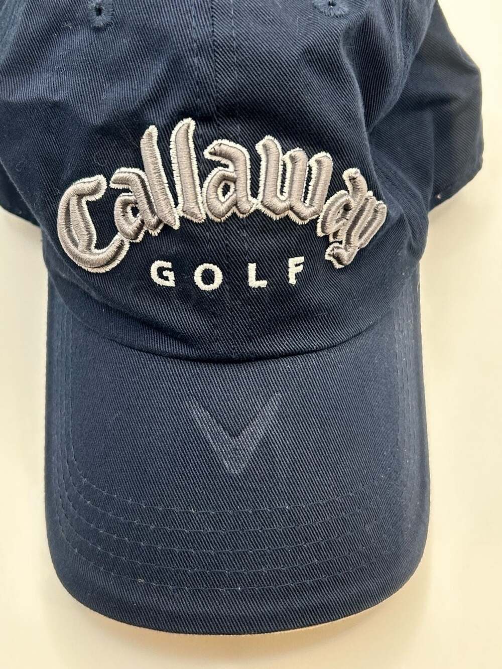 Callaway Golf Navy Blue Adjustable Strapback Hat with USA Flag Detail - Picture 9 of 9